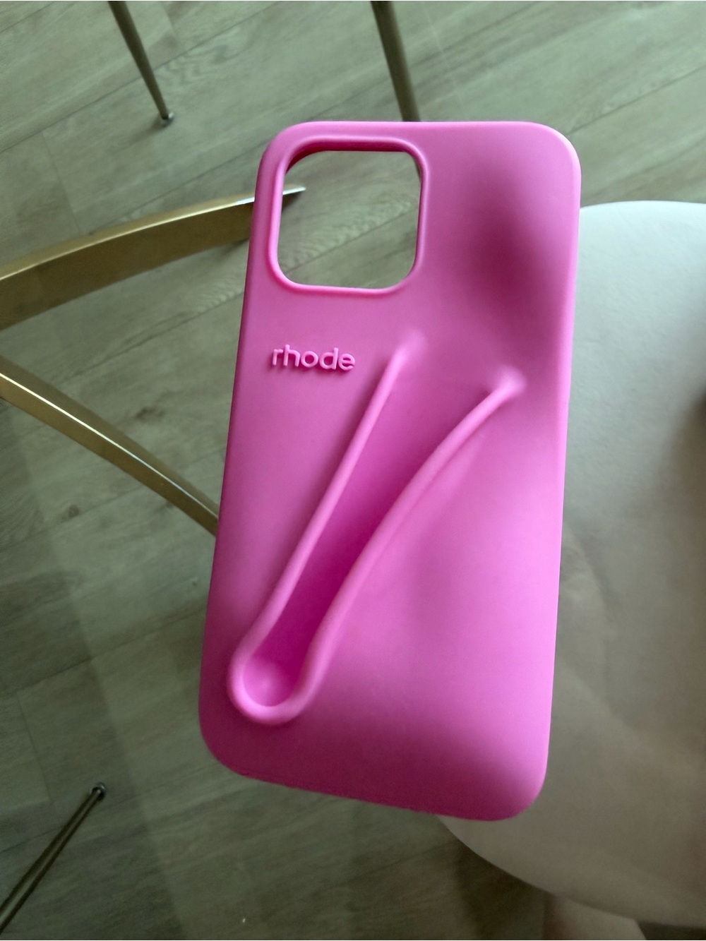 RHODE Hot Pink Silicone Phone Case IPHONE 15 PRO MAX